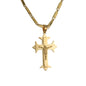 Large Cross Necklace with 4mm Bullet Chain 24" - SCP-714**