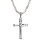 Large Cross Necklace with 4mm Bullet Chain 24" - SCP-716**