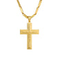Large Cross Necklace with 4mm Bullet Chain 24" - SCP-717**