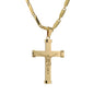 Large Cross Necklace with 4mm Bullet Chain 24" - SCP-729**