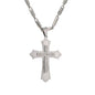 Large Cross Necklace with 4mm Bullet Chain 24" - SCP-730