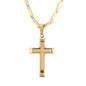 Large Cross Necklace with 4mm Bullet Chain 24" - SCP-744**