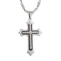 Large Cross Necklace with 4mm Bullet Chain 24" - SCP-749**