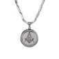 Large Free Mason Necklace with 4mm Bullet Chain 24" - SCP-761