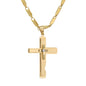 Large Cross Necklace with 4mm Bullet Chain 24" - SCP-765**