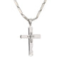 Large Cross Necklace with 4mm Bullet Chain 24" - SCP-765**
