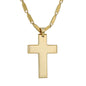 Large Cross Necklace with 4mm Bullet Chain 24" - SCP-768**