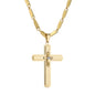 Large Cross Necklace with 4mm Bullet Chain 24" - SCP-770