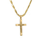 Large Cross Necklace with 4mm Bullet Chain 24" - SCP-771**