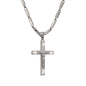 Large Cross Necklace with 4mm Bullet Chain 24" - SCP-771**
