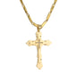 Large Cross Necklace with 4mm Bullet Chain 24" - SCP-772