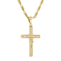 Large Cross Necklace with 4mm Bullet Chain 24" - SCP-773