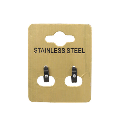 1-Stone Hoop Earring - SE-06