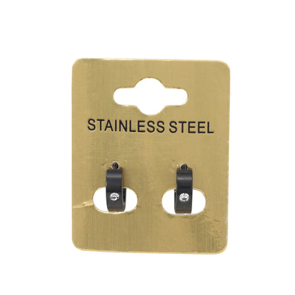 1-Stone Hoop Earring - SE-07