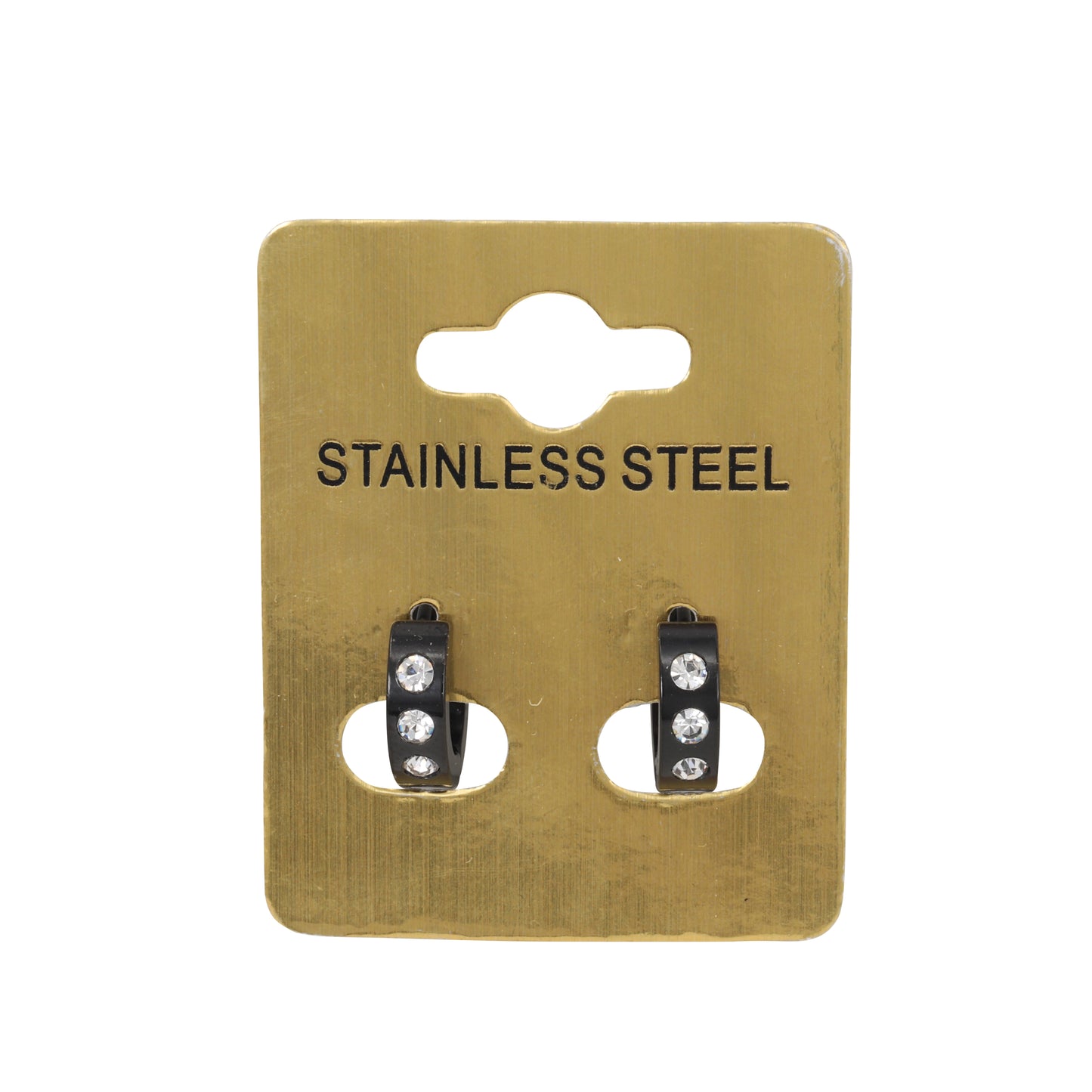 3-Stone Hoop Earring - SE-08