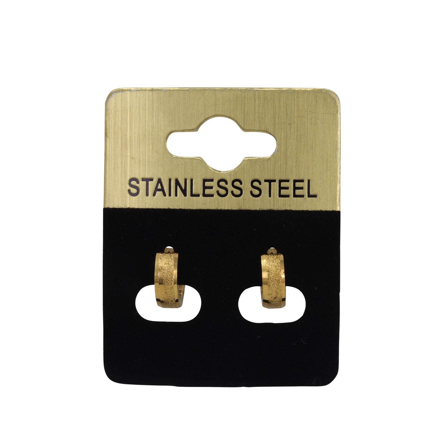 Sandblast Hoop Earring - SE-17