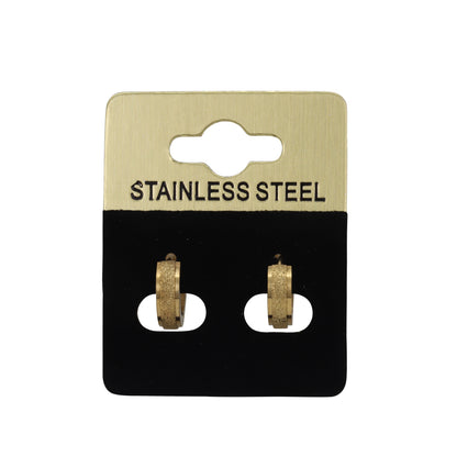 Sandblast Hoop Earring - SE-18