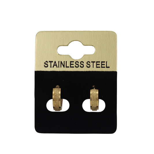 Sandblast Hoop Earring - SE-18