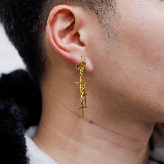 Hanging Crosses Earring - SE-401