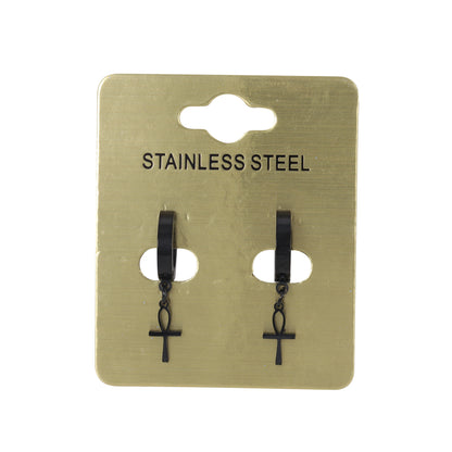 Ankh Plain Hoop Earring - SE-53