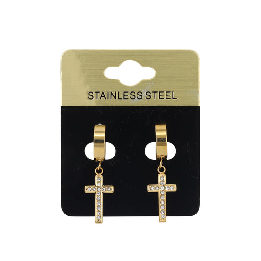 Hanging Cross Earring - SE-601