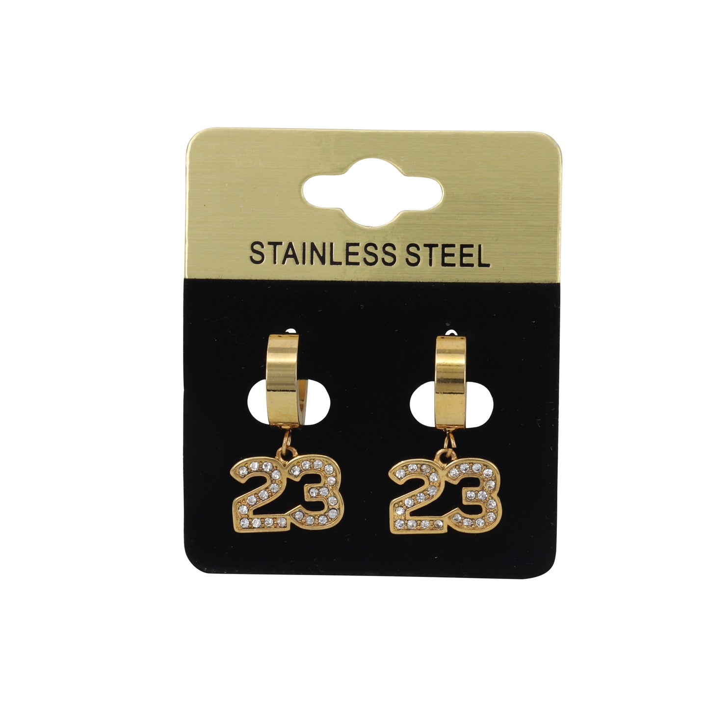 Hanging Number 23 Earring - SE-606