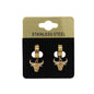 Hanging Bulls Head Earring - SE-609