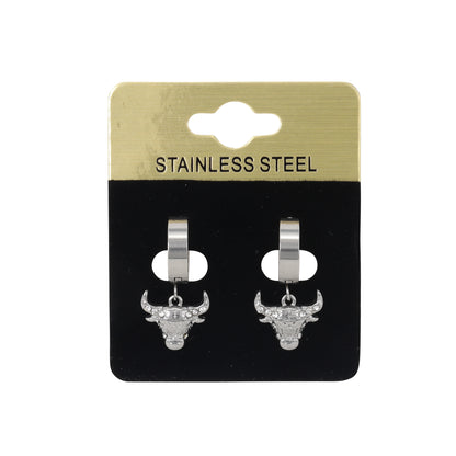 Hanging Bulls Head Earring - SE-609