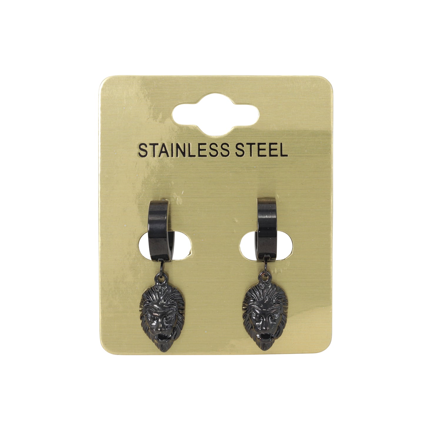 Hanging Lion Head Earring - SE-610