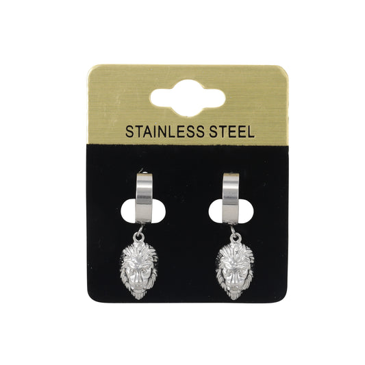 Hanging Lion Head Earring - SE-610