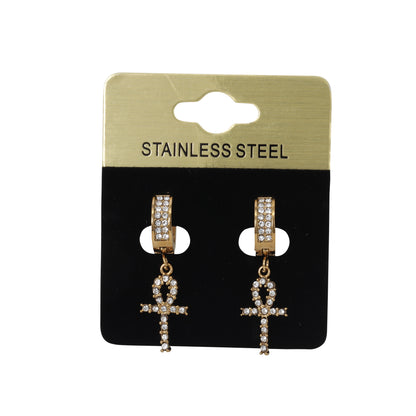 Hanging Ankh Earring - SE-705