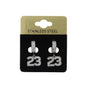 Hanging Number 23 Earring - SE-706
