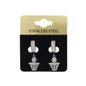 Hanging Bball Hoop Earring - SE-708