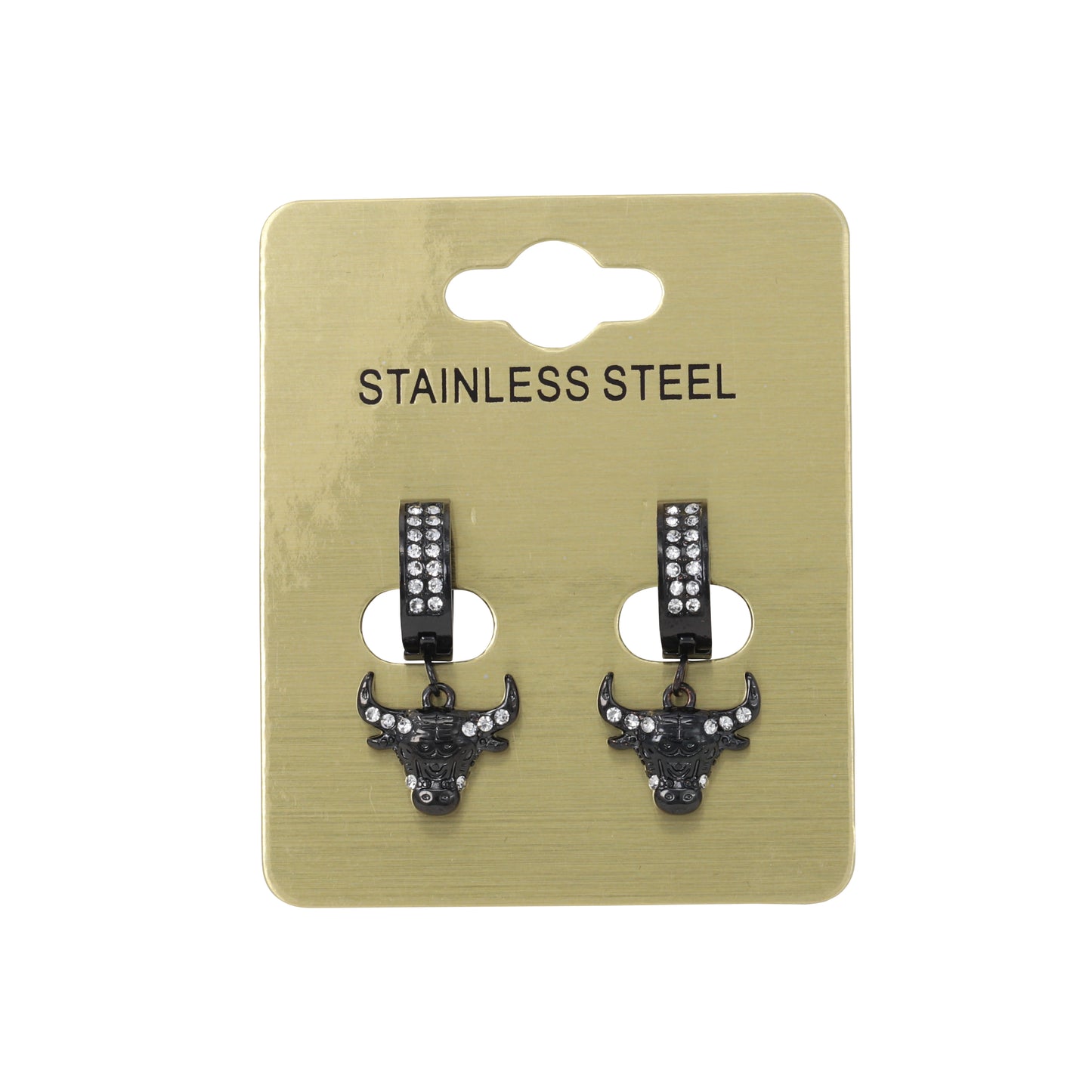 Hanging Bulls Head Earring - SE-709