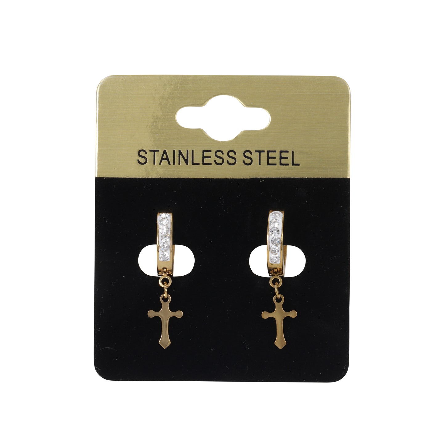 Icy Cross Earring Set - SE-71