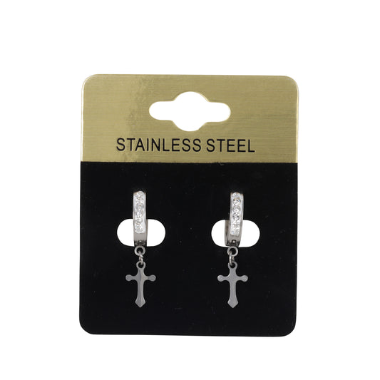 Icy Cross Earring Set - SE-71