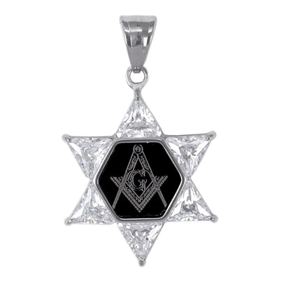 Iced Out Free Mason Pendant - SP-4003
