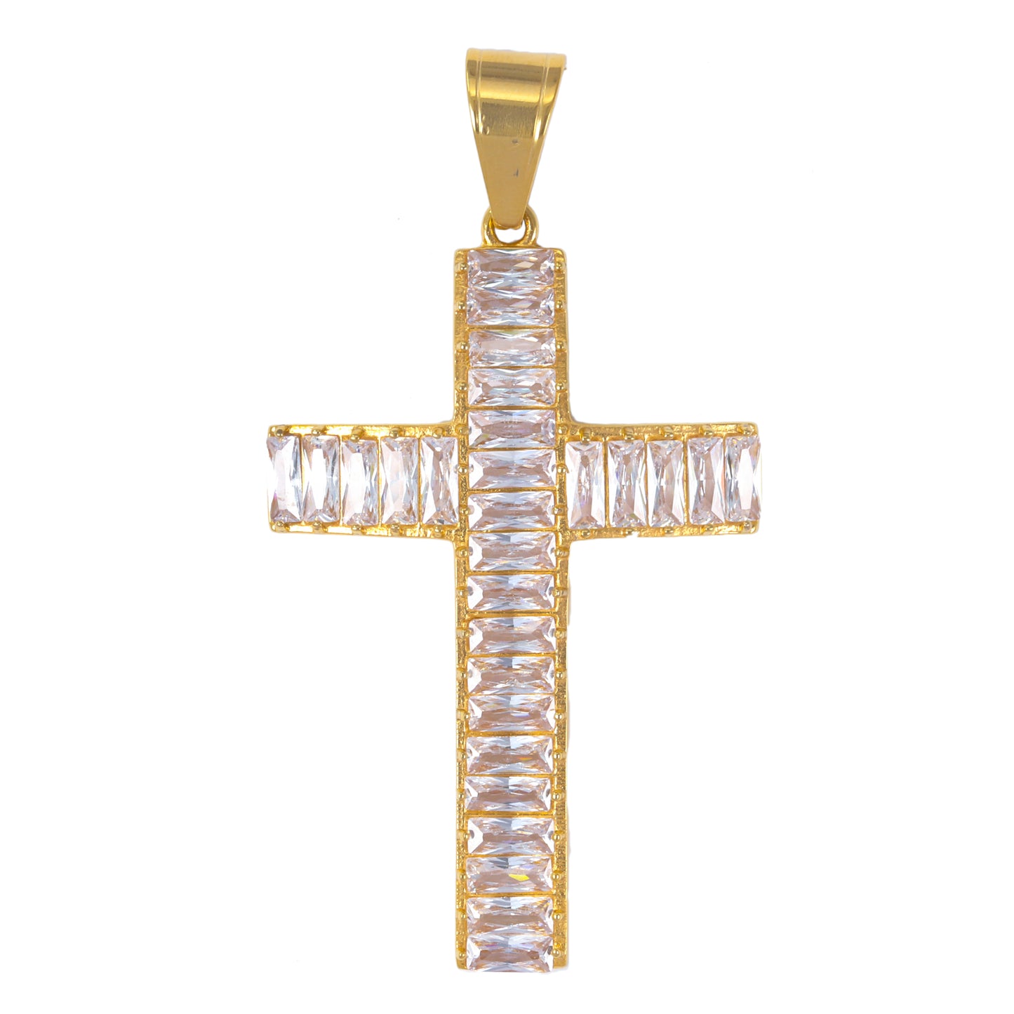 Iced Out Cross Pendant - SP-4004
