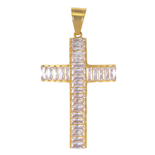Iced Out Cross Pendant - SP-4004