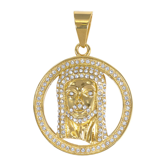 Iced Out Jesus Pendant - SP-4013