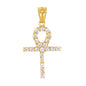 Iced Out Ankh Cross Pendant - SP-4019