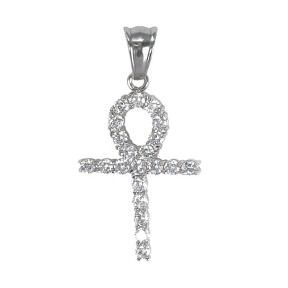 Iced Out Ankh Cross Pendant - SP-4019