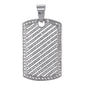 Iced Out Tag Pendant - SP-4021**