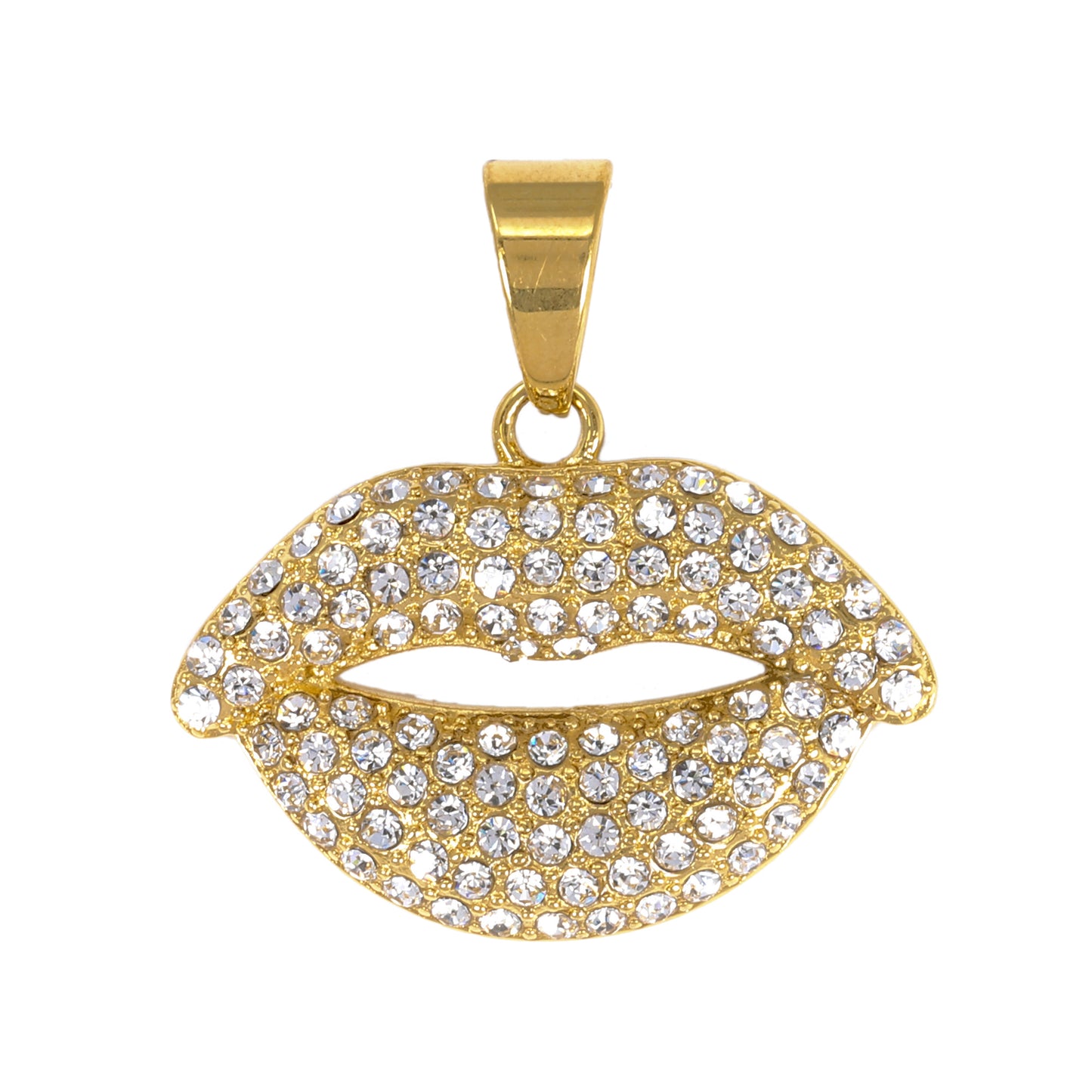 Iced Out Lips Pendant - SP-4027**