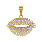 Iced Out Lips Pendant - SP-4027**
