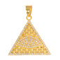 Iced Out Pyramid Eye Pendant - SP-4028