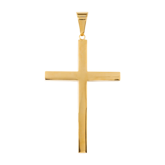 Iced Out Solid Cross Pendant - SP-4032