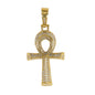 Iced Out Ankh Cross Pendant - SP-4037