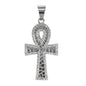 Iced Out Ankh Cross Pendant - SP-4038**