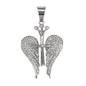 Iced Out Cross With Wings Pendant - SP-4042